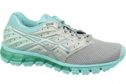 Buty do biegania damskie, Asics Gel-Quantum 180 2 MX. Szare obuwie sportowe damskie Asics, bez wzorów, z materiału, do biegania. Za 299.99 zł.