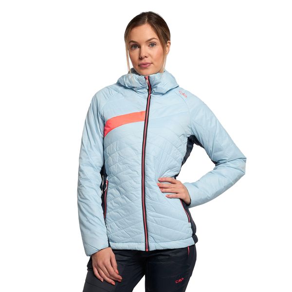 Ultralekka kurtka damska CMP. Niebieskie kurtki damskie CMP, na zimę, s, bez wzorów, z puchu, bez kaptura, narciarskie. Za 319.99 zł.
