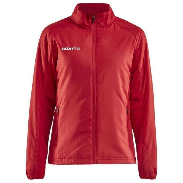 Kurtka damska Craft warm. Czerwone kurtki damskie Craft, s, bez wzorów, z dżerseju, bez kaptura. Za 387.10 zł.