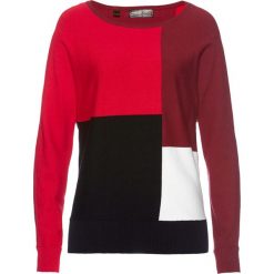 Sweter bonprix czerwono-bordowy. Swetry damskie marki bonprix. Za 89.99 zł.