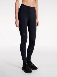Damskie legginsy Newline Race. Czarne legginsy damskie Newline, l, bez wzorów, z materiału, do biegania. Za 159.00 zł.
