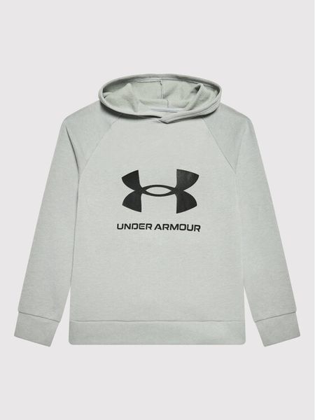 Under Armour Bluza Rival Fleece 1357585 Szary Relaxed Fit. Szare bluzy dla chłopców Under Armour, bez wzorów, z bawełny, bez ramiączek, bez kaptura. Za 199.99 zł.