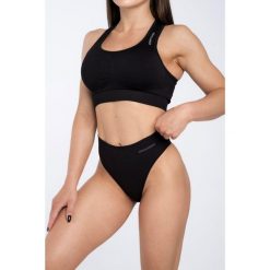 Stringi high waist. Białe bokserki damskie GYM GLAMOUR, xs, bez wzorów. Za 39.99 zł.