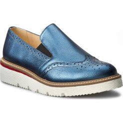 Półbuty SERGIO BARDI - Daria FW127280117MP 113. Niebieskie półbuty damskie Sergio Bardi, z materiału. W wyprzedaży za 199.00 zł.