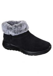 Buty do chodzenia damskie Skechers ON The GO Joy Savvy. Czarne trekkingi damskie Skechers, na zimę, za kostkę, trekkingowe. Za 249.99 zł.