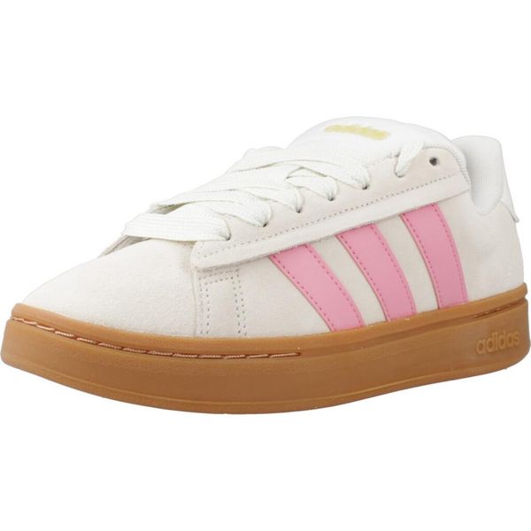 Buty ADIDAS GRAND COURT ALPHA 0 Biały. Białe trekkingi damskie Adidas, trekkingowe. Za 373.05 zł.