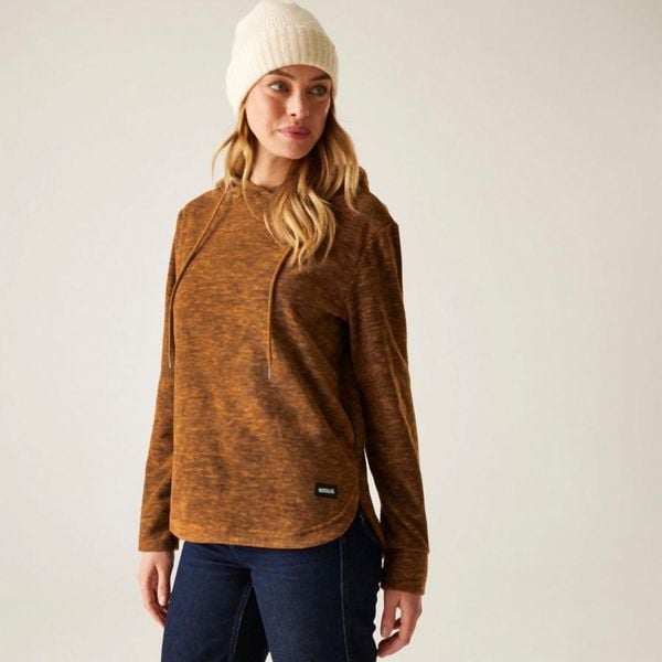 Bluza damska z kapturem Regatta Mayse. Brązowe bluzy damskie Regatta, m, bez wzorów, z bawełny, z kapturem. Za 149.00 zł.