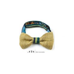 Mucha COLORS YELLOW. Żółte krawaty i muchy R3s men's accessories, ze lnu. Za 49.00 zł.