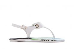 Sandały Dijean 261 985 Whit Palm Trees, Biały, Guma - 39. Białe sandały damskie Dijean, bez wzorów, z gumy, bez obcasa, bez zapięcia. W wyprzedaży za 17.10 zł.