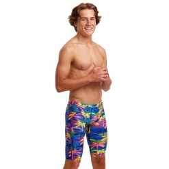 Kąpielówki spodenki na basen chłopięce Funky Trunks Jammers. Szorty dla chłopców FUNKITA, bez wzorów, sportowe. Za 179.00 zł.