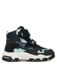 Primigi Śniegowce GORE-TEX 8936233 M Granatowy. Niebieskie buty zimowe dziewczęce Primigi, z gore-texu, bez zapięcia. Za 399.99 zł.