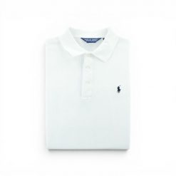 Polo Ralph Lauren koszulka męska z krótkim rękawem. Białe koszulki sportowe męskie Ralph Lauren, l, bez wzorów, z jeansu, bez kołnierzyka, bez ramiączek, na golfa. Za 106.46 zł.