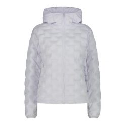 Damska kurtka z kapturem CMP. Białe kurtki damskie CMP, na zimę, bez wzorów, z puchu, z kapturem. Za 699.00 zł.
