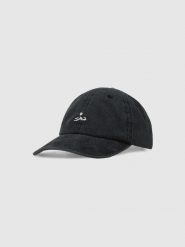 4F Czapka z daszkiem strapback damska - czarna Uniwersalny. Czarne czapki i kapelusze damskie 4f, na lato, bez wzorów, z bawełny, sportowe. W wyprzedaży za 49.99 zł.