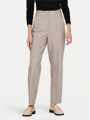 ONLY Chinosy Raven 15298565 Beżowy Regular Fit. Brązowe spodnie materiałowe damskie Only, bez wzorów, z syntetyku. Za 169.99 zł.