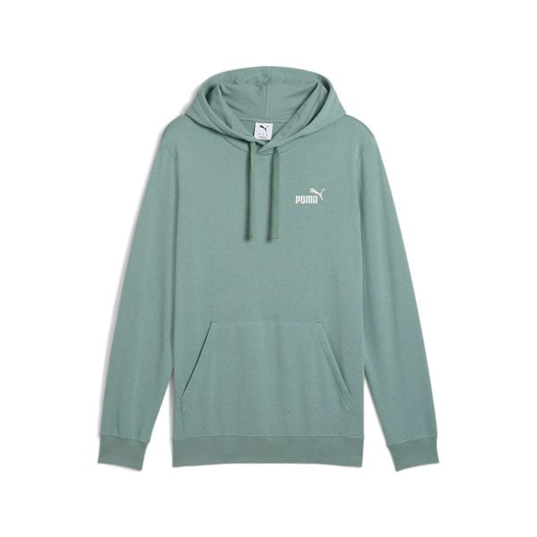 Bluza z kapturem Puma Small No. 1. Zielone bluzy męskie Puma, m, bez wzorów, z materiału, z kapturem. Za 237.85 zł.
