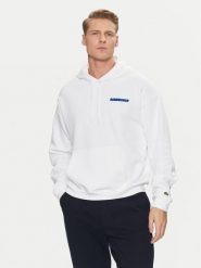 Lacoste Bluza SH6533 Biały Loose Fit. Białe bluzy męskie Lacoste, m, bez wzorów, z bawełny, bez kaptura. Za 549.99 zł.