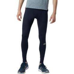 Legginsy do biegania męskie New Balance Printed Impact Tun Tight. Czarne legginsy sportowe męskie New Balance, m, bez wzorów, z poliesteru, do biegania. Za 186.00 zł.