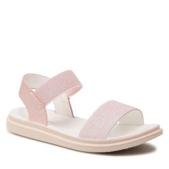 Sandały Nelli Blu. Czerwone sandały dziewczęce Nelli Blu, bez zapięcia. Za 69.99 zł.
