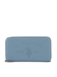 U.S. Polo Assn. Portfel WIUXT8413WVP Niebieski. Niebieskie portfele damskie U.S. Polo Assn., bez wzorów, z tworzywa sztucznego. Za 139.99 zł.