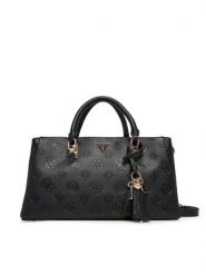 Guess Torebka Tisha HWPD77 64060 Czarny. Czarne torebki do ręki damskie Guess, z aplikacjami, ze skóry, bez dodatków. Za 489.99 zł.