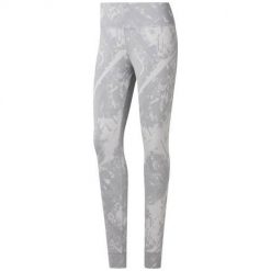 Spodnie do biegania damskie Reebok Combat Lux Bold Jacquard. Szare legginsy damskie Reebok, s, bez wzorów. Za 344.00 zł.