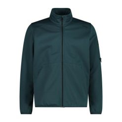 Lekką kurtka softshell CMP Jacquard. Czarne kurtki męskie CMP, uniwersalny, bez wzorów, z materiału, z kapturem. Za 408.20 zł.
