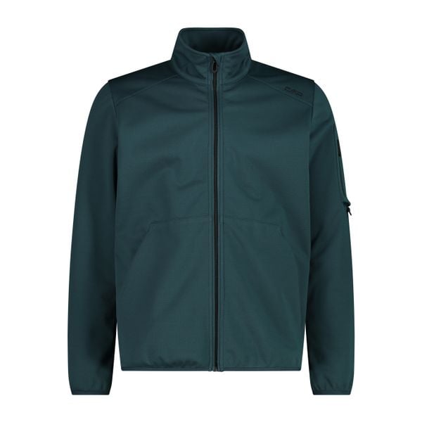 Lekką kurtka softshell CMP Jacquard. Czarne kurtki męskie CMP, uniwersalny, bez wzorów, z materiału, z kapturem. Za 342.50 zł.