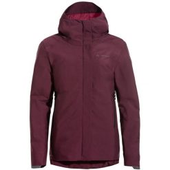 Kurtka przeciwdeszczowa damska VAUDE Cyclist Warm. Czerwone kurtki damskie Vaude, m, bez wzorów, z materiału, bez kaptura. Za 896.65 zł.