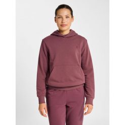 Bluza damska z kapturem Hummel Pulse. Czerwone bluzy damskie Hummel, na zimę, bez wzorów, z kapturem. Za 210.00 zł.