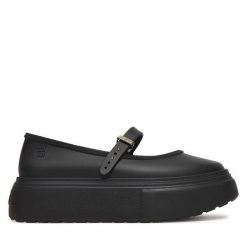 Baleriny Melissa. Czarne baleriny damskie Melissa, bez wzorów, bez obcasa. Za 498.99 zł.