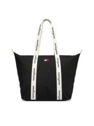 Tommy Hilfiger Torebka Tjw Ess Daily Tote AW0AW18461 Czarny. Czarne torebki do ręki damskie Tommy Hilfiger, bez wzorów, z materiału, bez dodatków. Za 329.99 zł.
