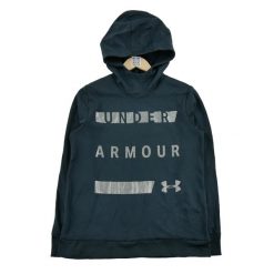Under Armour bluza damska z kapturem. Czarne bluzy damskie Under Armour, l, bez wzorów, z materiału, z kapturem. Za 106.46 zł.