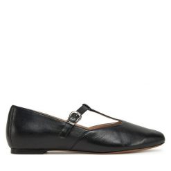 Baleriny Caprice. Czarne baleriny damskie Caprice, bez wzorów, bez obcasa. Za 289.99 zł.