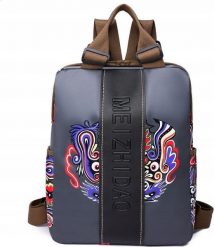 Modny Plecak Damski Młodzieżowy Nylonowy Czarny Stylowy Mieszczący A4. Czarna plecaki damskie Pan i Pani Gadżet, bez wzorów, z nylonu, eleganckie. Za 49.90 zł.
