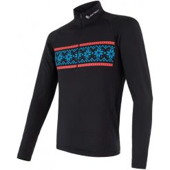 Sensor Bluza Męska Thermo Czarna Ze Wzorem M. Bluzy męskie marki Sensor. Za 205.00 zł.