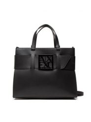 Armani Exchange Torebka 942689 0A874 00020 Czarny. Czarne torebki do ręki damskie Armani Exchange, bez wzorów, ze skóry, bez dodatków. Za 749.99 zł.