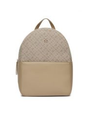 Tommy Hilfiger Plecak Th Jacquard Backpack AW0AW17074 Beżowy. Brązowe plecaki damskie Tommy Hilfiger, bez wzorów, z materiału. Za 579.99 zł.