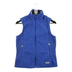 Second life – Kurtka polarowa Synchilla dla kobiet – Jak nowa. Niebieskie kurtki damskie Patagonia, bez wzorów, z polaru, bez kaptura, trekkingowe. Za 253.76 zł.