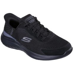 Adidasy Skechers Bounder 2.0-silco, Mężczyźni. Czarne buty sportowe męskie Skechers, bez zapięcia, na fitness i siłownię. Za 690.00 zł.