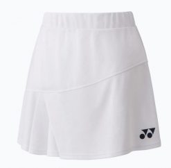 Spódniczka tenisowa damska Yonex Tournament. Białe spódnice damskie YONEX, l, bez wzorów, z materiału, sportowe, sportowe. Za 153.99 zł.