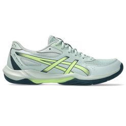 Buty halowe Asics Gel-Rocket 12. Szare buty sportowe męskie Asics, bez zapięcia, do siatkówki. Za 371.00 zł.