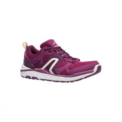 Buty do szybkiego marszu HW 500 damskie. Fioletowe obuwie sportowe damskie NEWFEEL, z poliesteru. Za 149.99 zł.