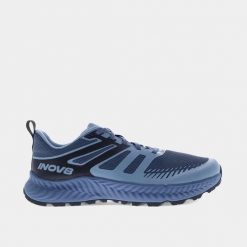 Buty do biegania męskie, Trailfly Standard. Czarne buty sportowe męskie Inov-8, z gumy, bez zapięcia, do biegania. Za 549.99 zł.