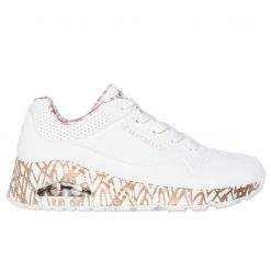 Buty Skechers Sneakersy 155506 Wtrg białe. Białe obuwie sportowe damskie bez wzorów, z syntetyku. Za 570.11 zł.