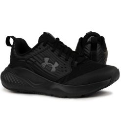 Buty męskie sportowe na siłownię Under Armour UA Charged Commit TR 4. Czarne buty sportowe męskie Under Armour, bez zapięcia, na fitness i siłownię. Za 249.99 zł.