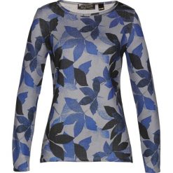 Sweter bonprix jasnoszary z nadrukiem. Szare swetry damskie bonprix, z dzianiny. Za 69.99 zł.