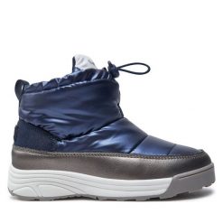 Śniegowce Pepe Jeans. Niebieskie śniegowce dziewczęce Pepe Jeans, z jeansu, bez zapięcia. Za 359.99 zł.