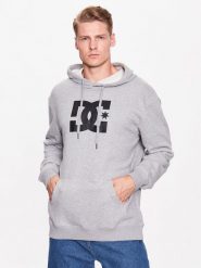 DC Shoes Bluza ADYSF03099 Szary Regular Fit. Szare bluzy męskie DC Shoes, m, bez wzorów, z bawełny, bez kaptura. Za 199.99 zł.