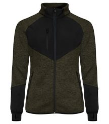 Clique Haines Women Kurtka polarowa z softshellem – Fog green. Zielone kurtki damskie CLIQUE, xl, bez wzorów, z dzianiny, bez kaptura. Za 279.50 zł.